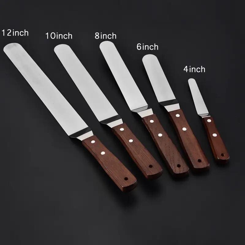 Stainless Steel Cake Icing Spatula, Professional Stainless Steel Cake Icing Spatula, Butter Cream Icing Frosting Knife, Steel Palette Knife Scraper With Wooden Handle, Offset Frosting Angled Icing Spatula, Kitchen Cake Decoration Tools Stainless Steel Cake Icing Spatula, Professional Stainless Steel Cake Icing Spatula, Butter Cream Icing Frosting Knife, Steel Palette Knife Scraper With Wooden Handle, Offset Frosting Angled Icing Spatula, Kitchen Cake Decoration Tools